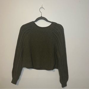 American Eagle Army Green XS Sweater